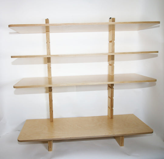 Adjustable floating shelf